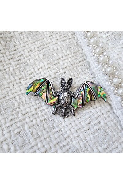 Abundo Lilac Brooch with Abalone Mother of Pearl