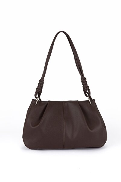 citycenterfashion Women's Shoulder Bag with Tie Detail and Magnet Closure Cty...