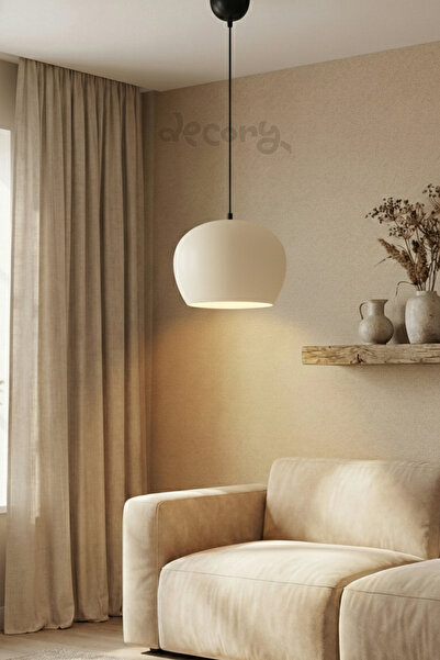 decory Elysium Krem Modern Dokulu, Pinterest Tarzı Özel Tasarım Tekli Sarkıt ...