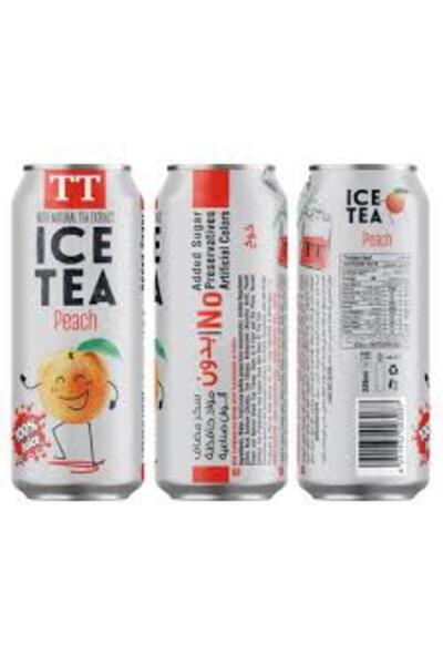 Zoi Ice Tea علبه شاي مثلج خوخ عنب24*330 علبة