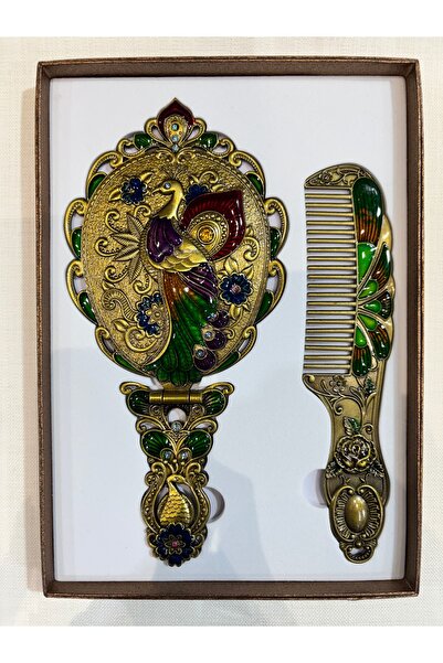 MELOŞ HOME Otantik Ayna Tarak Seti