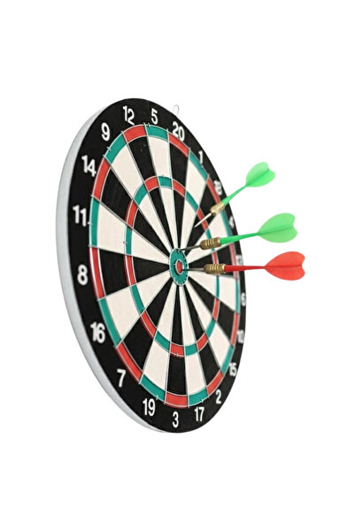 esplendor مجموعة لوحة رمي السهام مقاس 15 بوصة، هيكل متين، 4 سهام معدنية