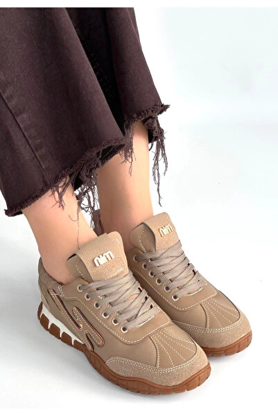 Alfanora Huer Mink Nubuck Lace-Up Sports Shoes