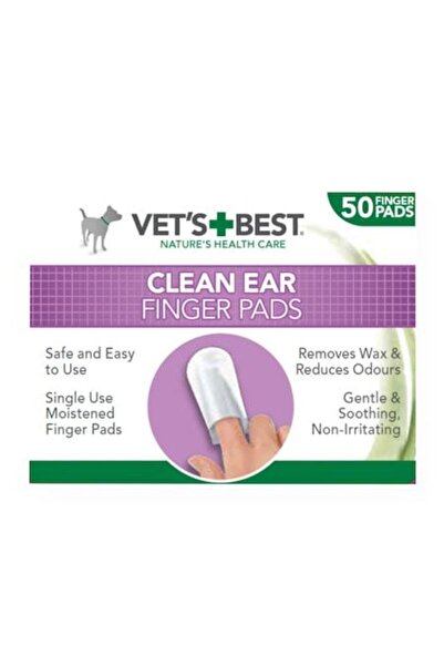 Vets Best Ear Cleaning Finger Wipes for Dogs Vet's Best, 50 pcs