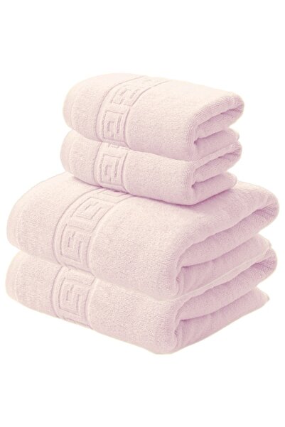 NufJoy Set of 4 towels, 100% cotton, 500 g/m², 2x 70x140 cm+ 2x 50x90 cm