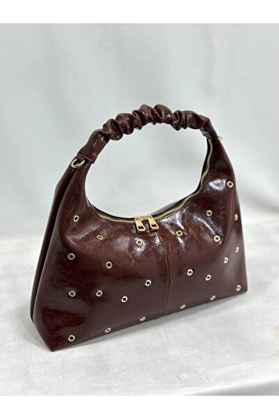 My Easy Shop Geantă de damă Geantă de umăr din piele lăcuită