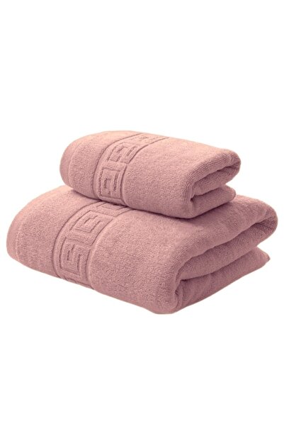 NufJoy Set of 2 towels, 100% cotton, 500 g/m², 70x140 cm+ 50x90 cm