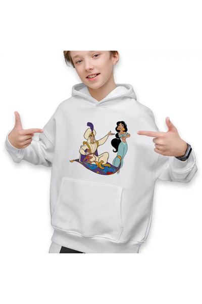 OEM Hanorac Copii Baieti Aladdin Print Ali Jasmine Covor Fermecat Sultan