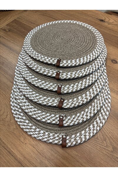 MaVaux Herakles 6 Pieces Wicker Plate Mat / American Service Lux Presentation...