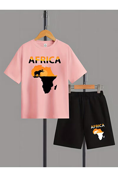 Cevval Σετ παιδικό μπλουζάκι και σορτς τσέπης