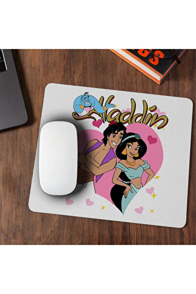OEM Mousepad Aladdin Jasmine Valentines Day Love Couple