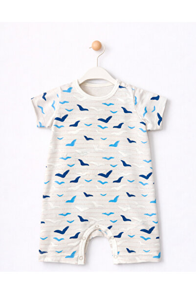 For My Baby Summer Patterned Baby Boy Jumpsuit