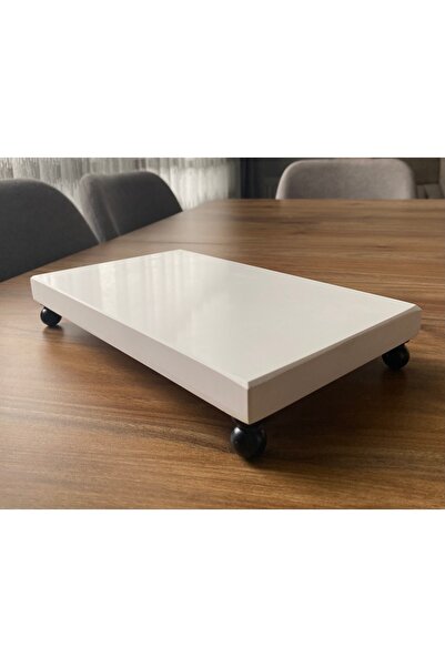 Nexa Doğaltaş Ayaklı Mermer Sunumluk ve Yağdanlık Altlığı – 25x15 cm Dikdörtg...
