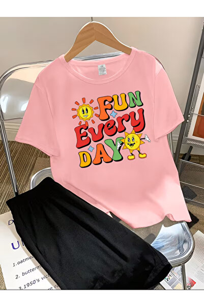 Cevval Σετ παιδικό μπλουζάκι και σορτς τσέπης