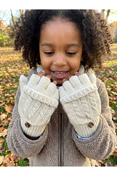 PIECE SIGNATURE Luxury Covered Cut-Finger Gloves for Teenagers (Ages 7-10)