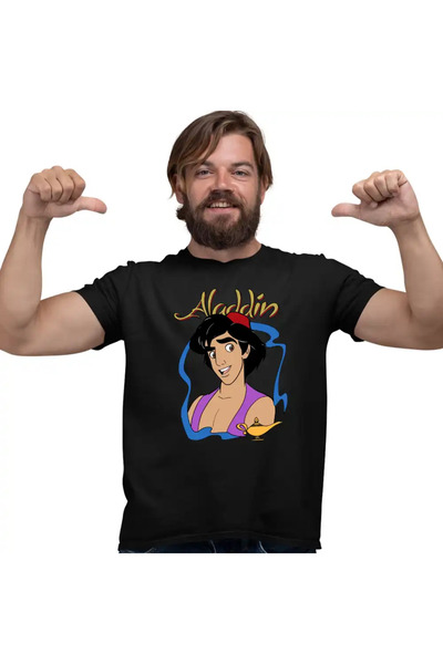 OEM Men's T-Shirt Aladdin Magic Lamp Ali Baba Aladin