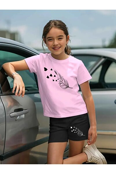 Cevval Set tricou și pantaloni scurți pentru copii (2 piese)