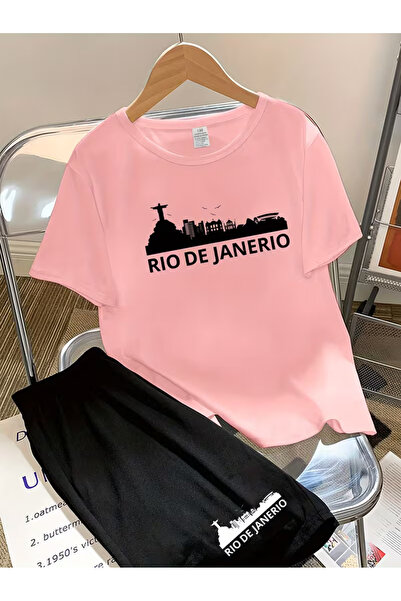 Cevval Set tricou și pantaloni scurți pentru copii (2 piese)