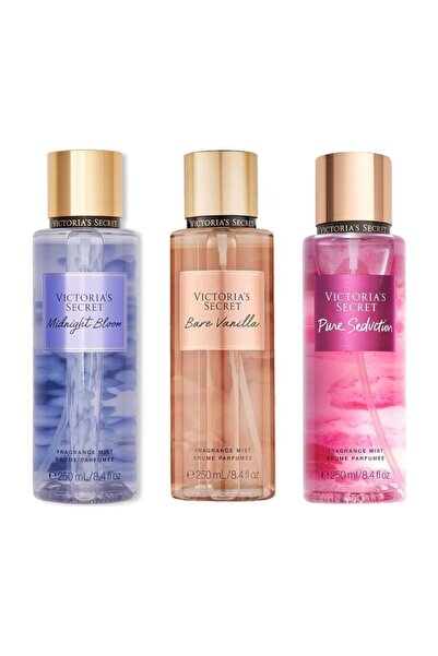 yıldızsport Midnight Bloom-Bare Vanilla-Pure Seduction Vücut Spreyi Üçlü Set ...