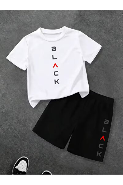Cevval Σετ παιδικό μπλουζάκι και σορτς τσέπης