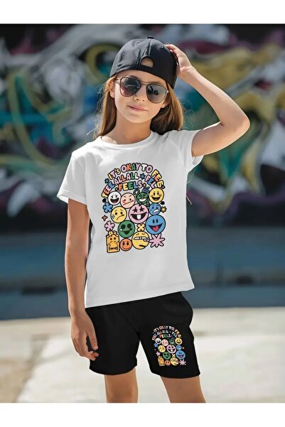 Cevval Dječja majica i set kratkih hlača sa džepovima