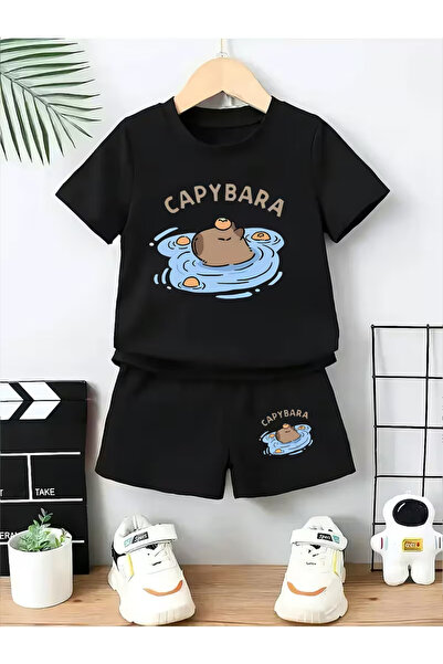 Cevval Children's T-Shirt and Pocket Shorts Set