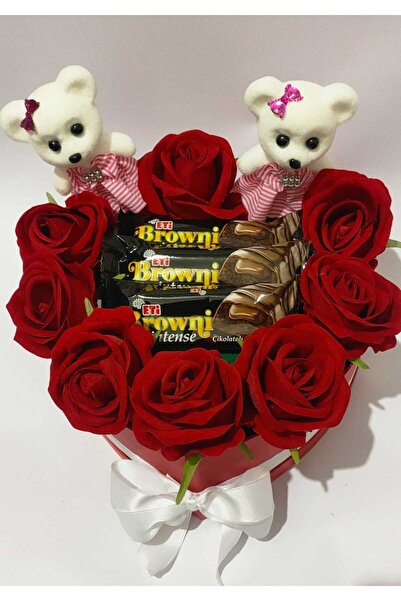 FLORVİA 14 ŞubatSevgililer Günü Hediyesi,Sevgililere Özel,Romatik Çiçek Sepet...