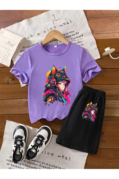 Cevval Children's T-Shirt and Pocket Shorts Set