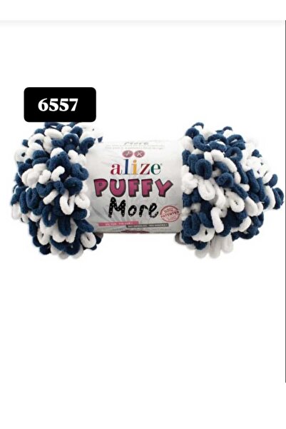Alize Puffy More Hand Knitting Yarn (with Small Loop)