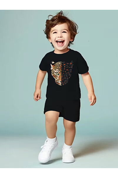 Cevval Σετ παιδικό μπλουζάκι και σορτς τσέπης