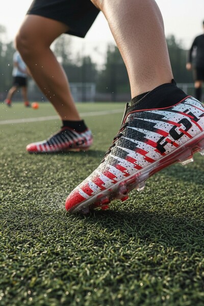 enoch Enoch Profesyonel Bilek Destekli ve Geometrik Desenli Çivili Krampon