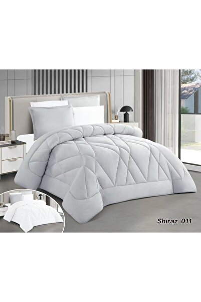 Afkar Albayet مفرش سرير مزدوج مايكروفايبر ساده 230*250- لحاف نفرين 6قطع