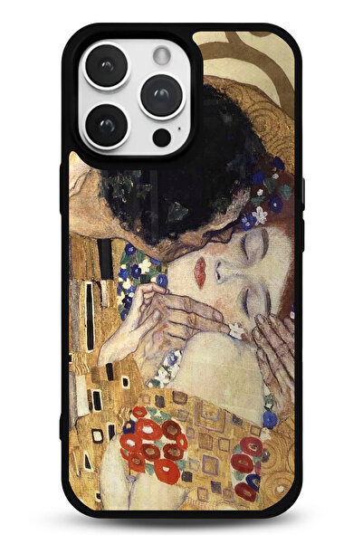 Modiwa Design iPhone 17 Pro Uyumlu The Kiss Parlak Glossy Telefon Kılıfı