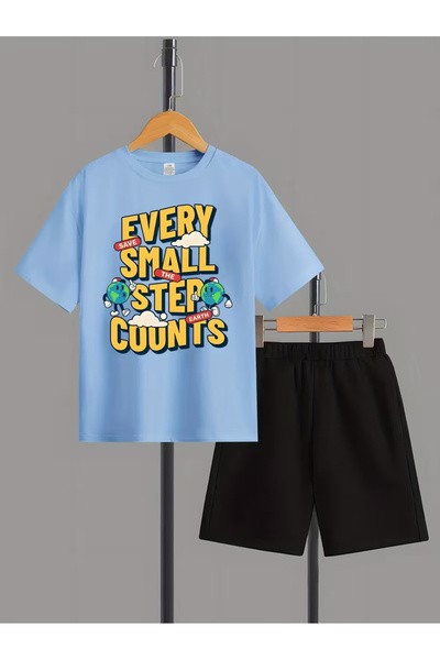 Cevval Set tricou și pantaloni scurți pentru copii (2 piese)