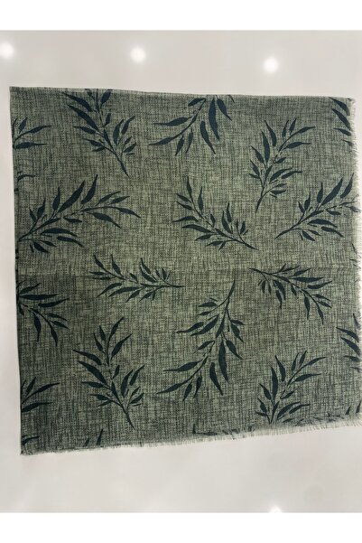 Bohemian Khaki Organic Cotton Olive Dali Patterned Scarf