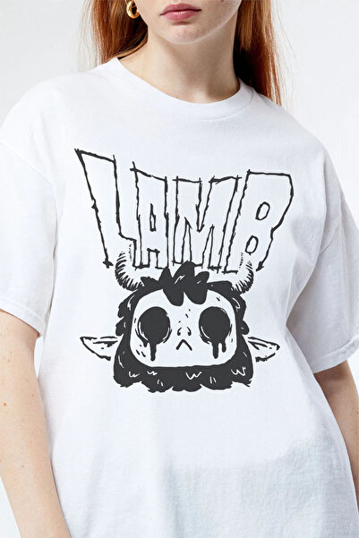 Tee&more. Tricou Premium Unisex Oversize cu imprimeu Cult of the Lamb Miel