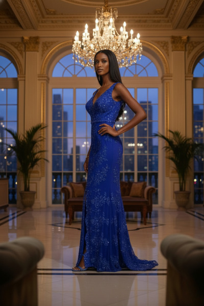 Paradise Collection Moda Evi şık satenelbisem