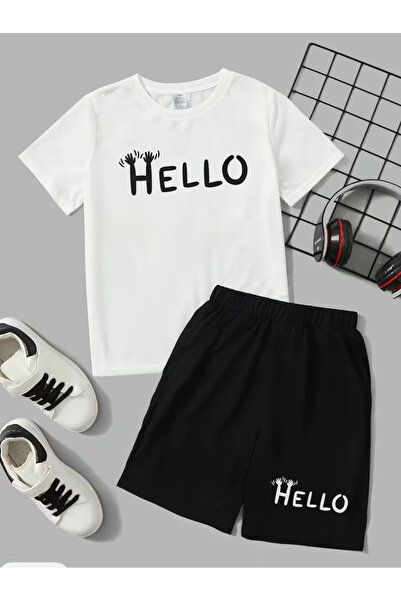 Cevval Dječja majica i set kratkih hlača sa džepovima