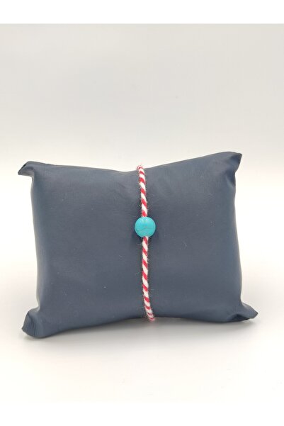 ALTUNTAŞ Adjustable Bracelet with Turquoise Stone Marteni̇çka