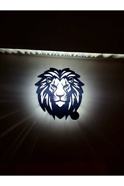 Alse3D Aslan Kafası Duvar & Gece Lambası
