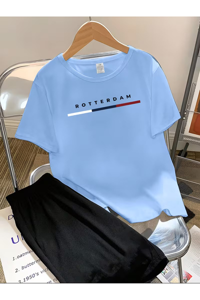 Cevval Σετ παιδικό μπλουζάκι και σορτς τσέπης