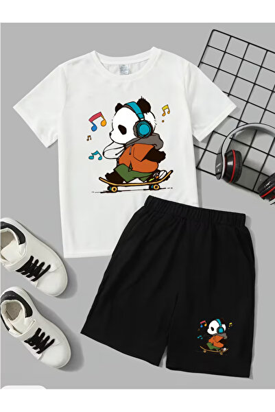 Cevval Children's T-Shirt and Pocket Shorts Set