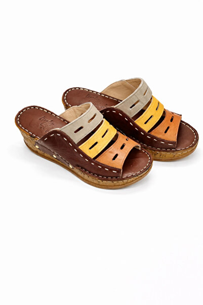 Lively Stylish Liora Women's Genuine Leather Brown Navy Blue Mustard Colored ...