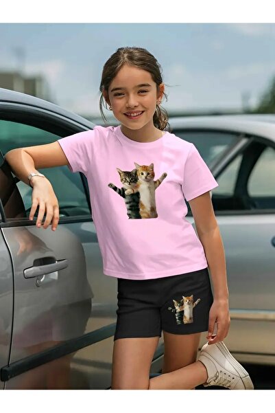 Cevval Σετ παιδικό μπλουζάκι και σορτς τσέπης