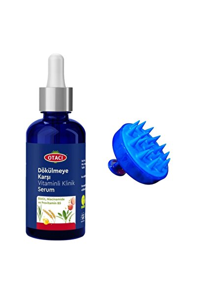 Kurtsan سيروم فيتامين كلينيكال للشعر مضاد للتساقط 50 مل (مع أداة تدليك فروة ا...