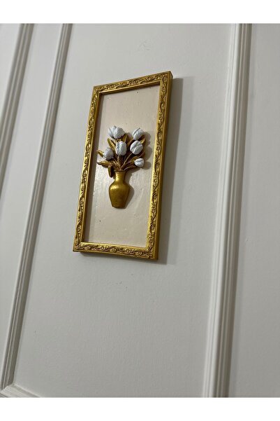 busraconcept Pictură decorativă de perete cu flori 30cm