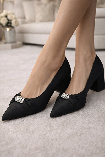 Firibu حذاء نسائي بكعب ستيليتو كلاسيكي من جلد التمساح بلون نيود للمناسبات الخ...