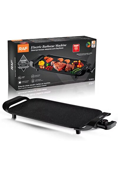 Generic Electric Indoor Grill BBQ 1800W Granite Stone Non-Stick Griddle Flat ...