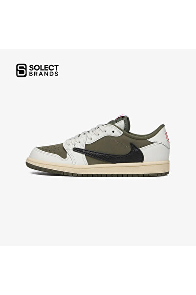 Nike Air Jordan 1 Low x Travis Scott Medium Olive Çocuk Ayakkabı