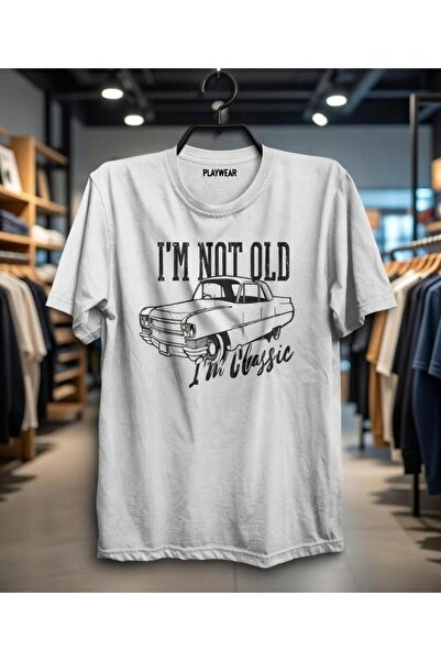 playwear Unisex Oversize Fit I Am Not Old Classic Κλασικό Σχέδιο Αυτοκινήτου ...